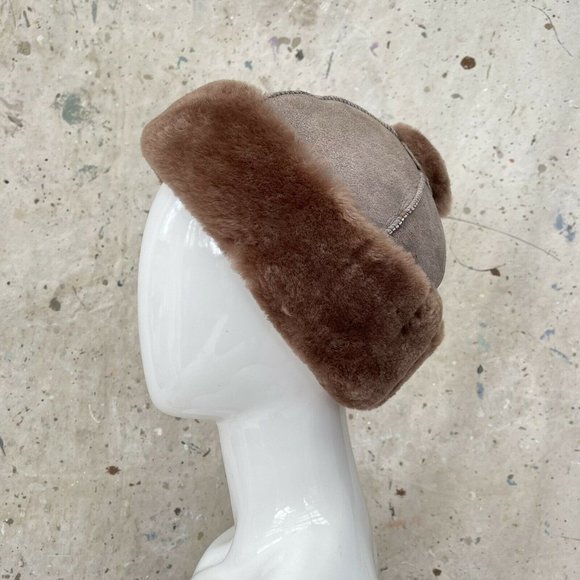 Vintage Shearling Hat - Picture 2 of 8